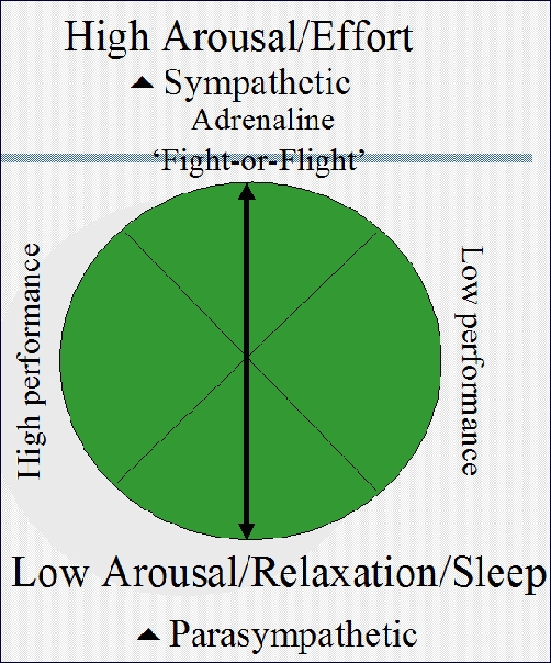 Arousal vs relaxation Figure